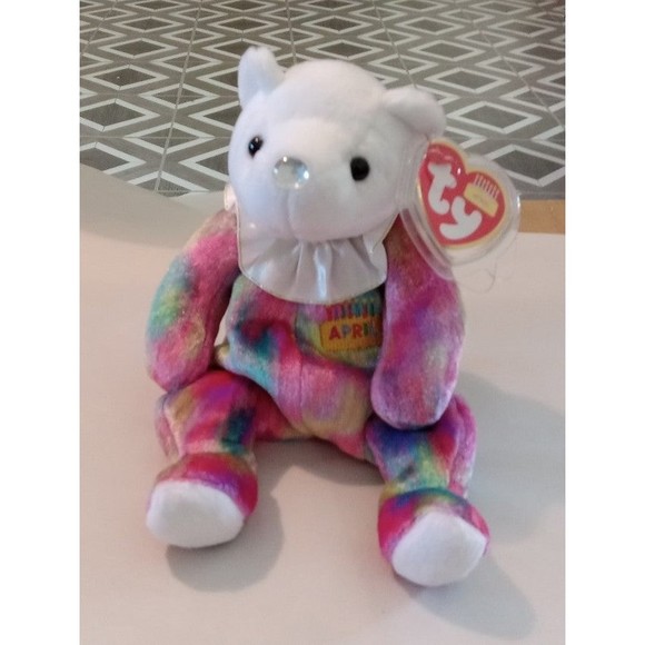 Ty Beanie Babies April The Bear - Picture 1 of 1